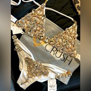 White Bikini Crush 2 piece swimsuit brand new never worn